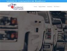 Tablet Screenshot of coloradofleetsales.com